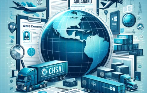 DALL·E 2024-04-02 13.54.18 - Create a cover image for an online course titled 'Customs Transport Agent'. The image should convey the international aspect of customs and frei